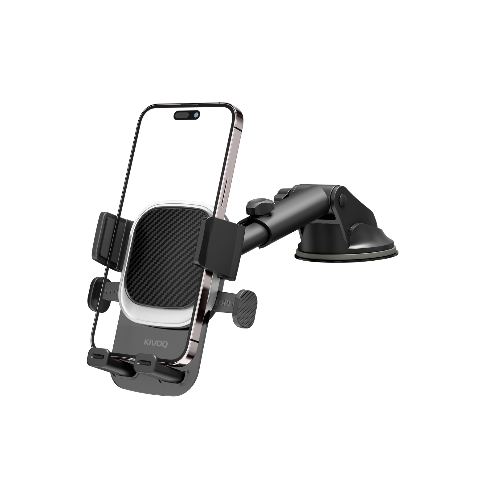 Halt360 Carholder for Dashboard, BLACK Colour